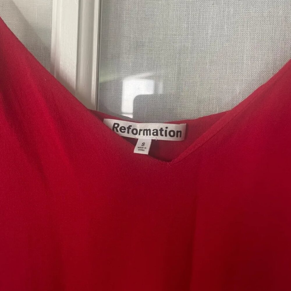 Reformation Marlow Dress - Red Small - Picture 4 of 4